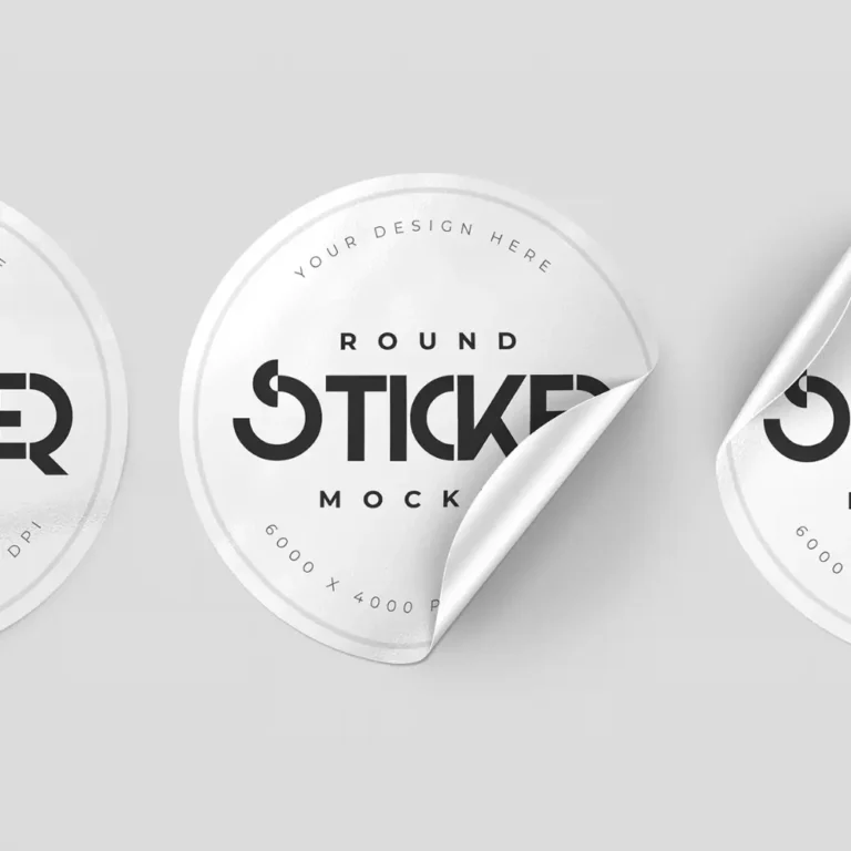 Round Customised Stickers